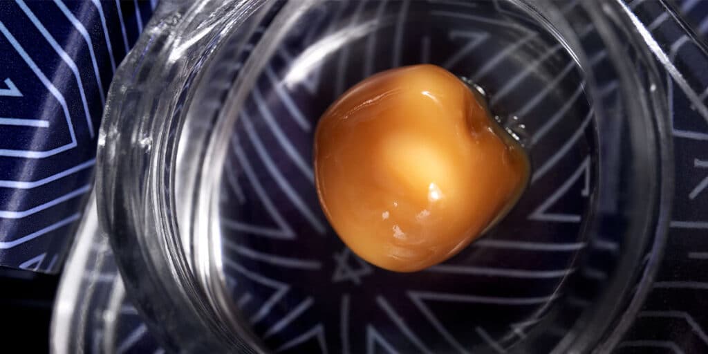 Cannabis concentrate close-up